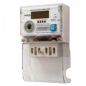 Quality Single Phase Multifunction Energy Meter / Polycarbonate digital electronic energy meters wholesale