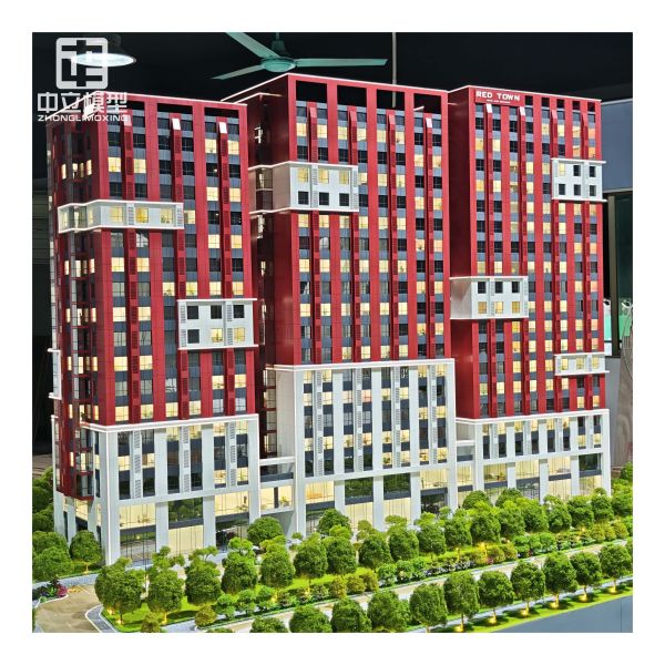 Residential Model 3D Residential Layout Real Estate Luxury Villa Model Architectural Scale Urban Family Housing Diorama