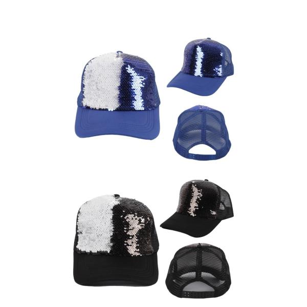 Sublimation Sequin Baseball Cap Custom Baseball Caps With Logo Photo Printing