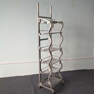 Buy cheap Floor Stand Supermarket Shelf Display , Metal Wire Display Racks Pen-004-1 from wholesalers