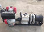 Electrical Power Line 5T Cable Pulling Winch For Tower Erection / Pole Setting
