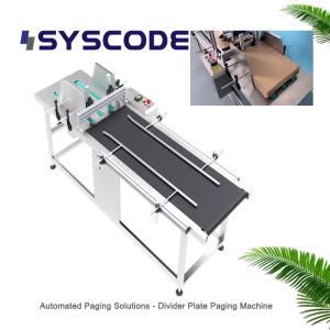 Quality Divider Plate Pagination Machine With Integrated Coding And Labeling wholesale