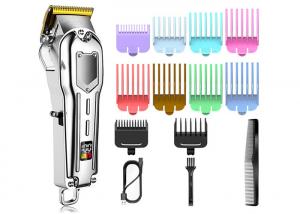 Quality Lion Battery Electric Hair Trimmer , Professional Barber Shop Hair Clippers wholesale
