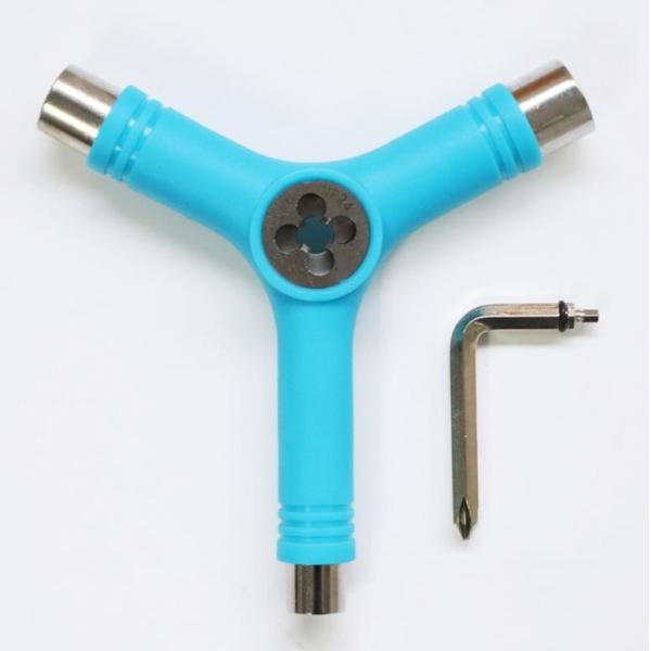 All-In-One Skate Y Tool Skateboard Multi Tool Portable Head Wrench Screwdriver