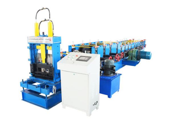 Cheap Adjustable multiple models galvanized steel C / U / Z purlin roll forming machine with CE / ISO for sale