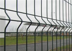China PVC Coated Highway Triangle Bending Fence Panel 3D Curved Mesh Panel For Garden on sale