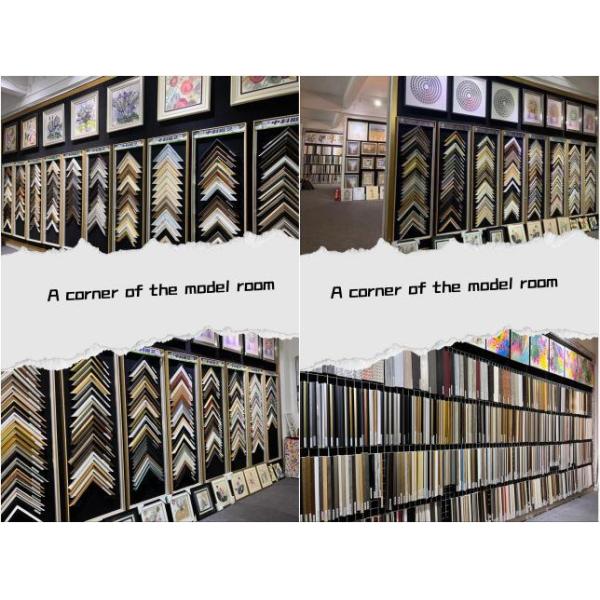 Customized Logo Plastic Picture Frame Wall Art Frame Moulding For Home Decor