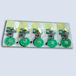 China PCB Recordable Push Button Sound Module For Musical Card ODM ROHS Certificates on sale