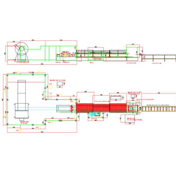 Full Guard Purlin Roll Forming Machine / Glazed Tile Making Machine CE Certified