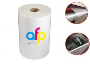 Quality Double Side Corona Treated Thermal Laminate Roll , Spot UV Varnish Thermal Film wholesale
