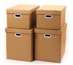 Strong Kraft Paper Corrugated Packaging Boxes Custom Cardboard Storage Box