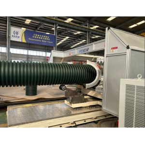 Quality High Speed HDPE PP Plastic Corrugated Pipe Extrusion Line Fully Automatic For Drainage wholesale