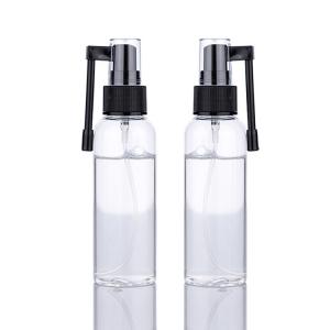 Quality 18/410 Medical Black Plastic Nasal Spray Bottle Anitary and Sterile for Easy Carrying. wholesale