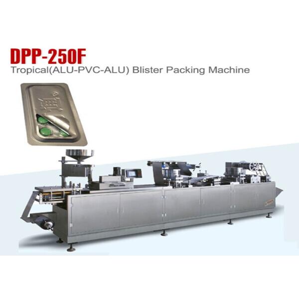 GMP Pharmaceutical Machine High Sealing Blister Packaging Equipment Three Layers