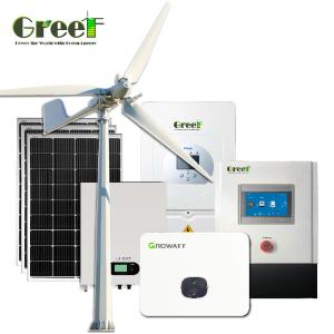 LCD Pure Sine Wave Solar And Wind Hybrid Power Generator With 110v And 220v Output Voltage