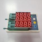Ultra Bright Red Three Row Four Digit 7 Segment Led Display For Control