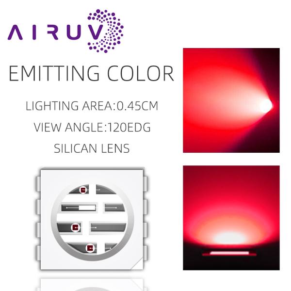 Hot sell Smd 0.5W 0.3W 0.2W 620nm 410nm 520nm 850nm 840nm 5050 IR Led Chip For Grow light