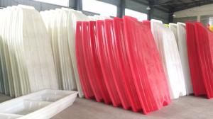 Quality Red White Color Rotational Moulding Products / Plastic Fishing Boats wholesale