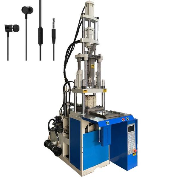 25 Ton Earphone Making Machine Single Slide Vertical Plastic Injection Moulding Machine