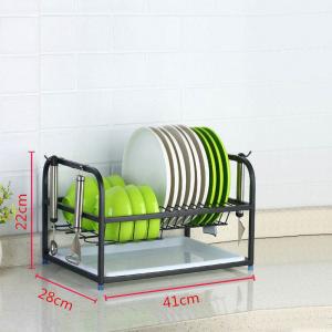 Quality Kitchen Fashion Stainless Steel Dish Drainer Rack Size Customized wholesale