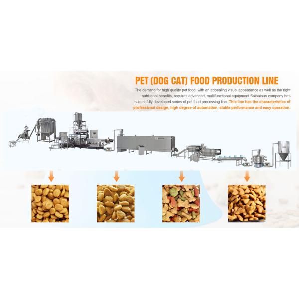 0.1-6t/H Automatic Cat Food Machine For Floating Fish Feed