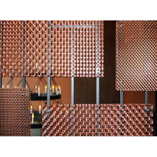 Architectural decorative rigid mesh for wall decoration