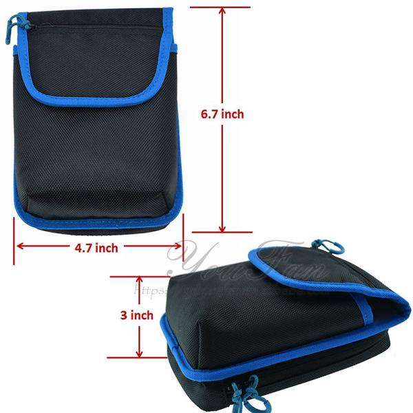 Customized Packaging Camera Lens Pouch Filter Holder Embossed Logo Durable