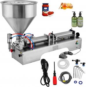 China Single head liquid paste linear automatic filling machine suitable for food processing paste paste filling on sale