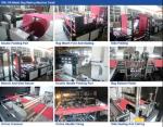 Computer Control Non Woven Bag Making Machine , Handle Bag Making Machine