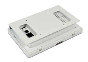 7 Inch White Color Recess Wall LED Light Indicator Control Panel PC Android POE RJ45 Ethernet Powering Tablet