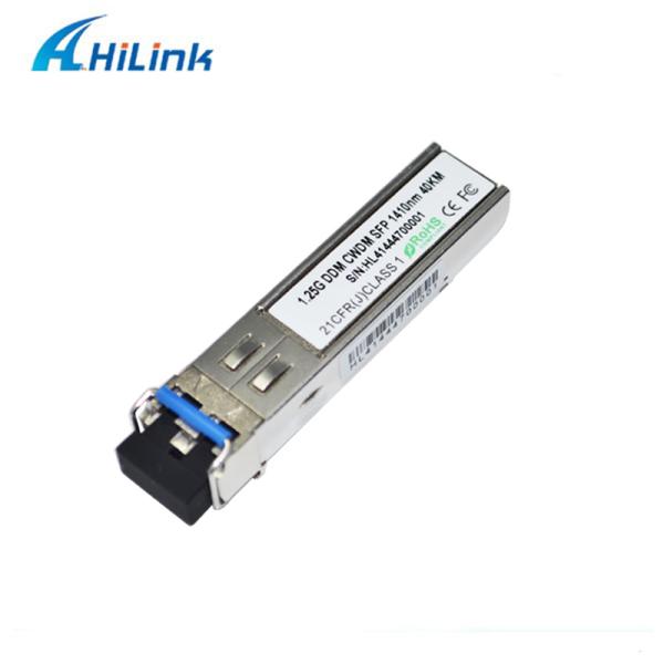 OEM 1.25G CWDM 1270~1610nm 40KM Dual LC CWDM SFP Modules DOM DDM