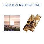 Bitvisus 8K60 PIP Edge Effects Point to Point Irregular Splicing LCD LED Video
