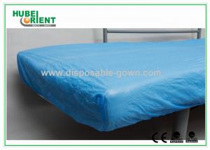Quality Breathable CPE  Disposable Bed Protectors Hospital Bedding Cover To Prevent Cross Infection wholesale