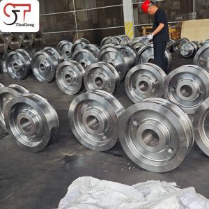 Buy cheap Heat Treated Free Forged 0.1T Crane Wheel Hub For Heavy Duty Industrial from wholesalers