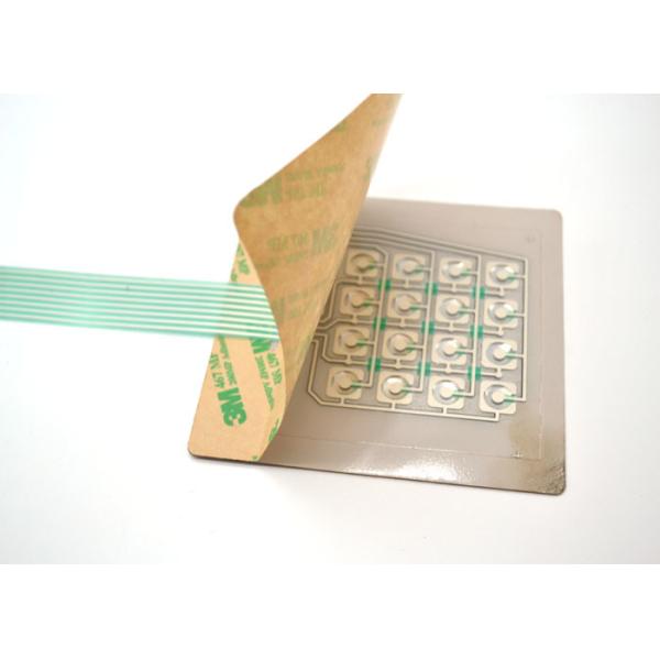 Network Irrigation Controller Metal Dome Membrane Switch With Embossed Tactile Type