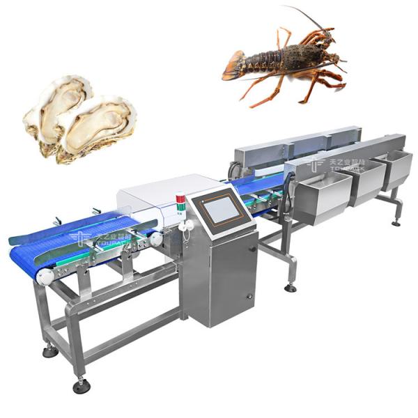 Cheap Touch Screen Weight Sorting Machine For Hairy Crabs And Chicken Automatic Multi Level Check Weigher for sale