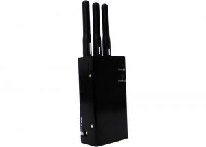 China 3 Antenna 2.4W Portable Cell Phone Jammer GPS / WIFI / 2G / 3G With Car Charge on sale