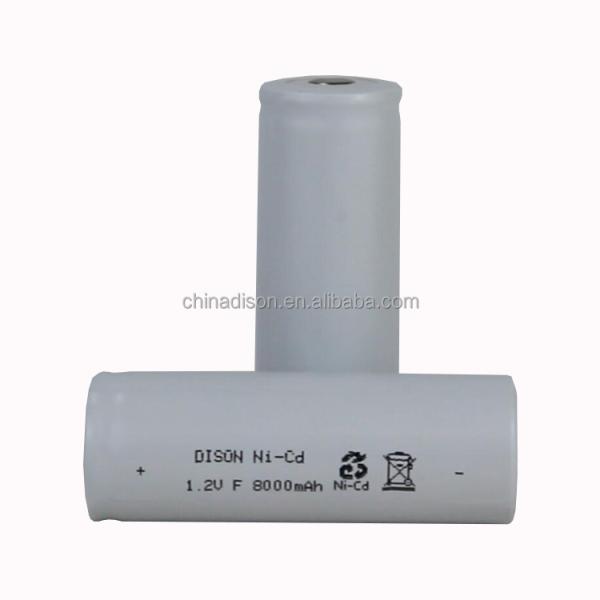 Rechargeable NiCd KRH33/91 F 1.2V 7Ah -40C Low Temperature Battery Cells