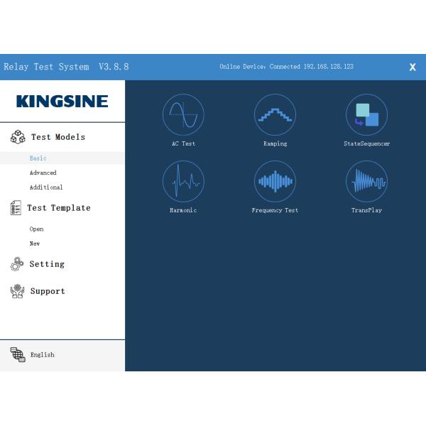 IEC61850 KF86 Universal Relay Test Set Compact 6 Phase High Accuracy Full Solution