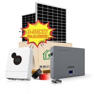 Quality ODM LCD Display Hybrid Solar System Kit On Off Grid Hybrid Solar Panel Power System wholesale