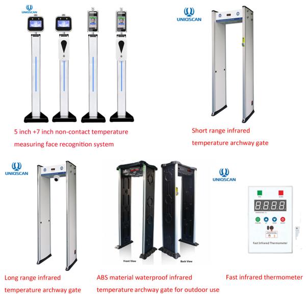 Portable 0.3℃ Accuracy 15cm wall hanging mounted Fast Infrared Temperature Thermometer With Stand For Outdoor Use