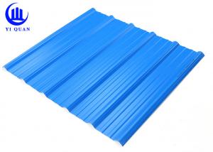 Quality PVC Blue Corrugated Plastic Roofing Tiles Polycarbonate Corrugated Carport Plastic Sheets wholesale