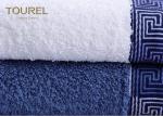 Luxury Hotel Bath Towels / Hotel Quality Bath Sheets Plain Embroidery Logo