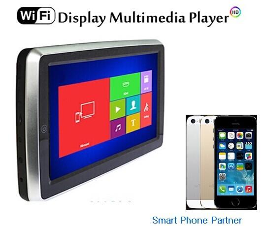Cheap New product WiFi 10.1" back seat car monitor with WiFi IR FM transmitter Speaker  for sale
