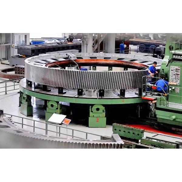 120 MT Cement Ball Mill Girth Gear Machine Parts And Spur Gear And Ring Gear