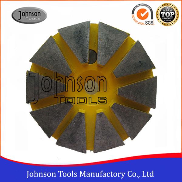 Cheap 4" Concrete Grinding Wheel With Curve Edged Segment For Concrete And Stone for sale