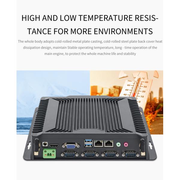 I3 I5 I7 J1900 J1800 Small Mini Dual Network Fanless Industrial PC