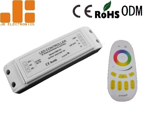 Cheap Full Touch 2.4GHz RGB LED Strip Controller With RF Remote L150*W43*H35mm for sale