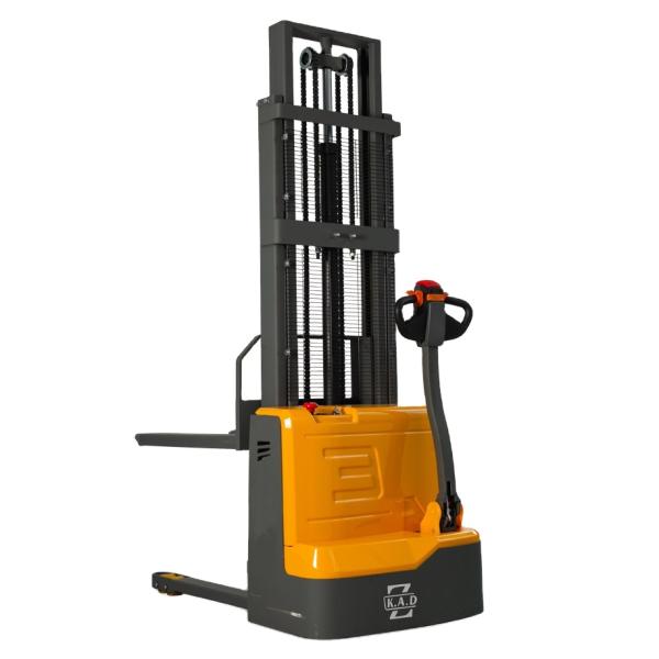 1500kg 1.5 Ton 3m 3000mm Walking Electric Stacker With CE Certificate For Labor Saving