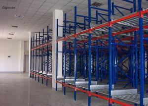 Quality Flexible Flow Through Racking System , Gravity Warehouse Roller Racking Systems wholesale